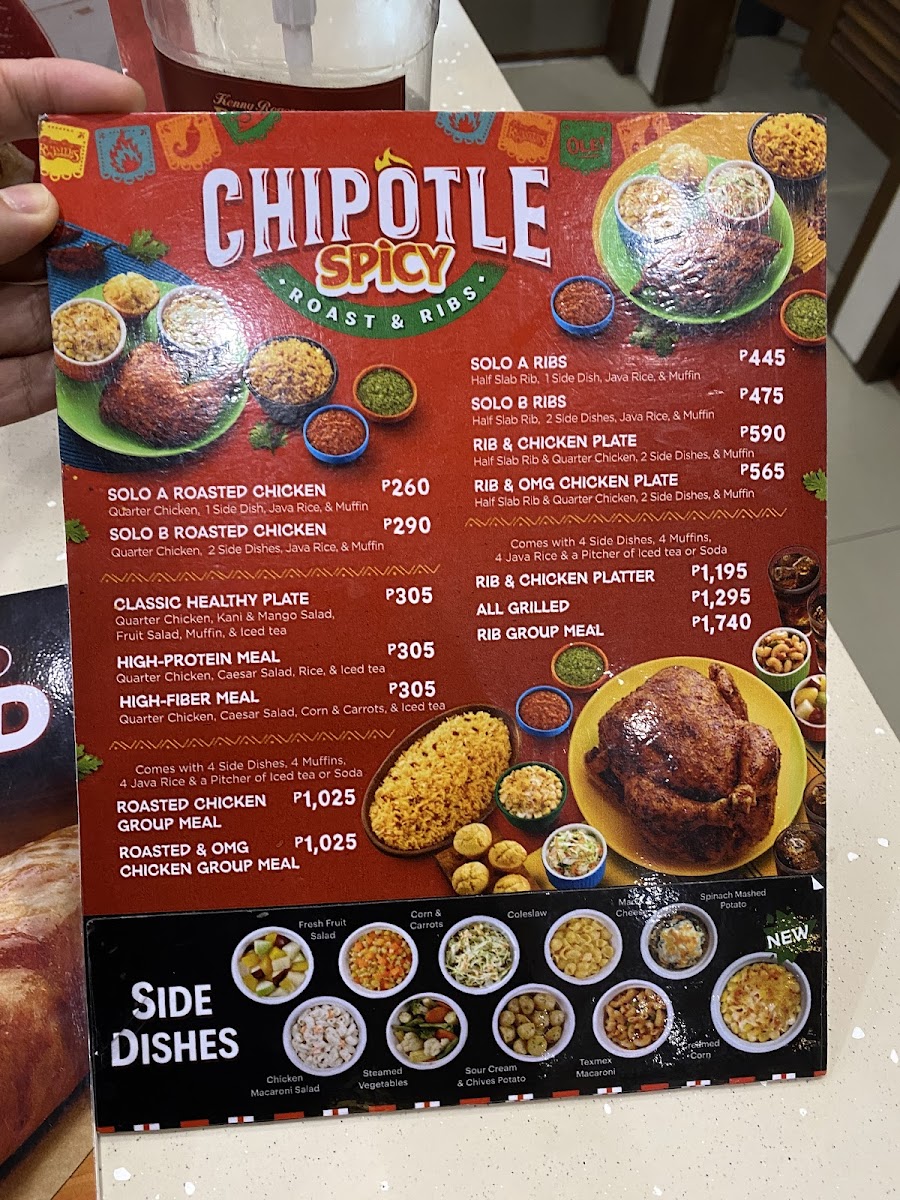 Menu Kenny Rogers Roasters - Roxas Blvd-2