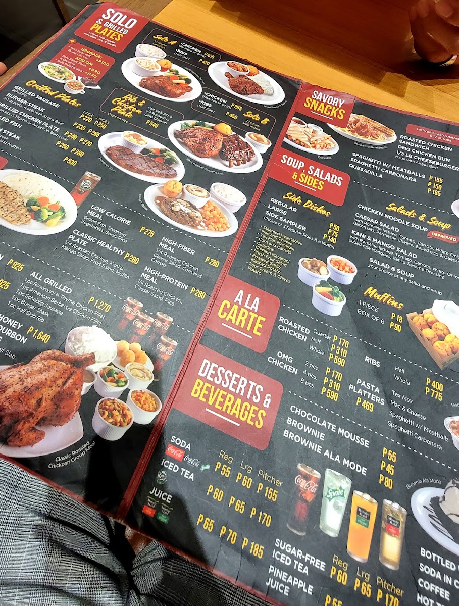 Menu Kenny Rogers Roasters - Roxas Blvd-4